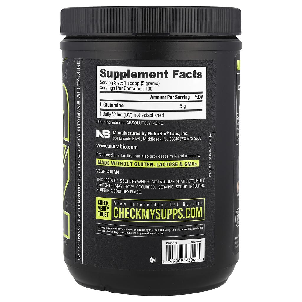 Glutamine, 500G (1.1Lb)