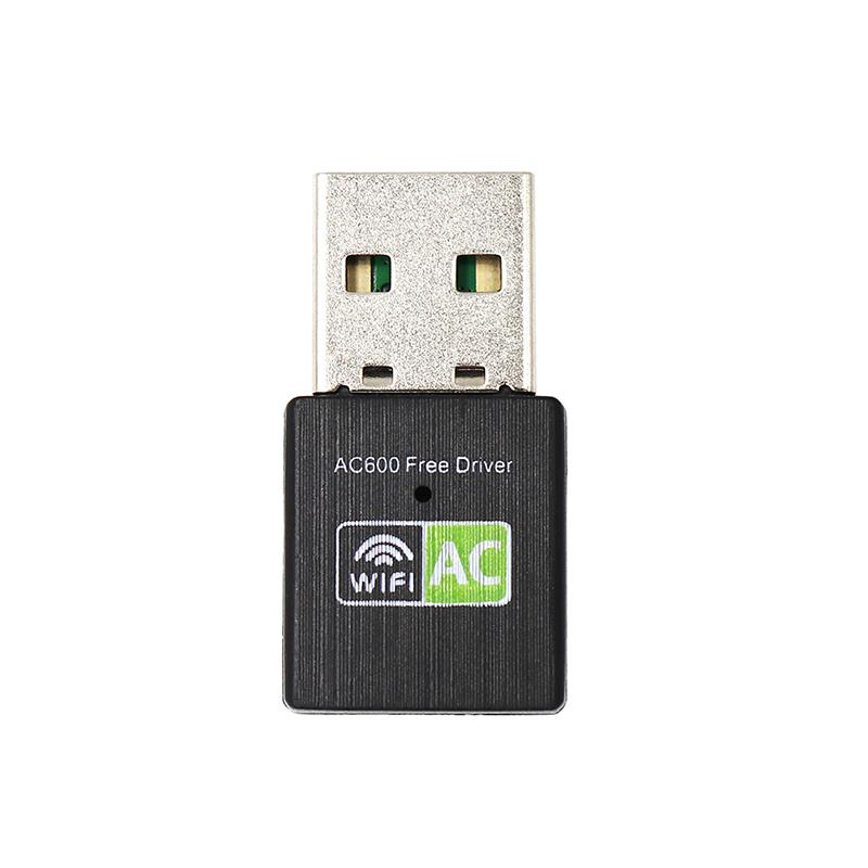 Бесплатный драйвер USB Wi-Fi адаптер 600 Мбит/с Wi-Fi адаптер 5 ГГц антенна USB Ethernet ПК Wi-Fi адаптер LAN Wi-Fi донгл AC Wi-Fi приемник