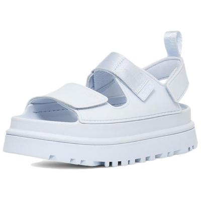 Удобные универсальные босоножки на платформе с открытым носком, сандалии унисекс, синие 1152685-CRRN