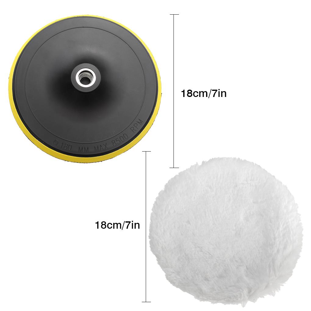 Автомобильный полировальный диск самоклеящийся полировальный диск многоразовый портативный 7-дюймовый аксессуар для чистки автомобиля