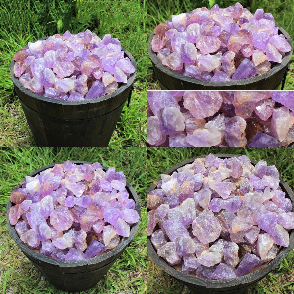 Natural 100g Rough Amethyst Gravel Stone Quartz Crystal Gemstone Home Decor Amethystskeletal