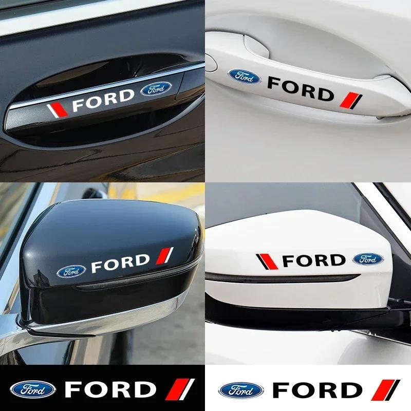 New 2026 Car Sticker Car Door Handle Bowl Scratch Protective Invisible Transparent Silicon Sticker For Ford Mustang Niniature Vo