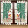3D Дешевые рождественские фейерверки Рождественская елка Коллекция теневых штор 2 панели Роскошные шторы для гостиной, спальни, домашнего декора