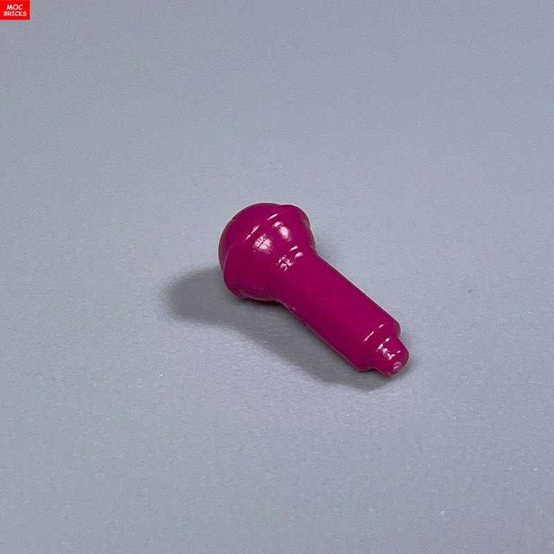 10 шт./лот Детали MOC Утварь Микрофон Совместимы с 90370 Кино Строительные Блоки DIY Куклы Игрушки Для Детей Подарки