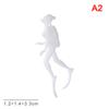 Unpainted Mini Ocean Diver Figurine - Underwater Decoration for Fish Tanks/Models