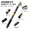 SANLIKE Fishing Rod Includes Spinning Fishing and Storage Telescopic Carbon Fiber Fishing Portable Set for Sea Set, 2.1m, Reel, Bait, Line, Bag. Rod,
