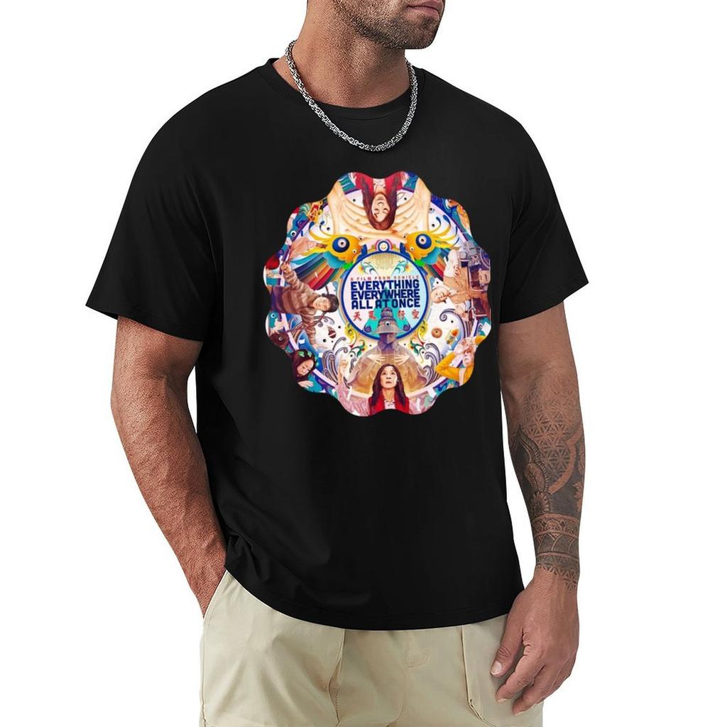 Everything Everywhere All At Once Sci Fi 2022 Tshirt Casual Holiday Short Sleeve Tee