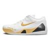 Nike Кроссовки для баскетбола Kobe 9 с амортизацией, нескользящие, износостойкие, низкие, унисекс, Белый/Золотой FZ7334-100(Команда501-)