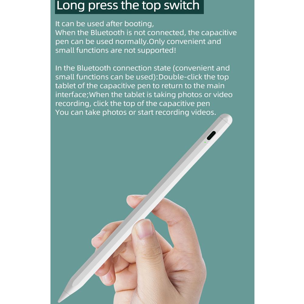 Стилус для Apple Pencil 2 1 iPad Pencil для iPad Pen Air 4 5 7 8 9 Mini 6 2018-2023 для Apple Pencil с отклонением наклона ладони