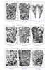Waterproof Men's Herbal Tattoo Stickers: Full & Half Back, Long-Lasting, Large Floral Designs for Chest & Arm.