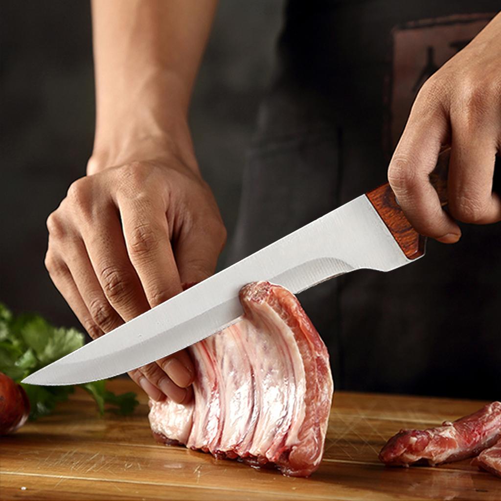 Многоцелевой нож для убоя из нержавеющей стали Нож для обвалки Нож для нарезки Фруктовый нож