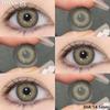 Funsachy New Natural Color Contact Lenses for Eyes Y2K Black Lens Korean Style Colorcon Blue Lens Gray Pupil Annual