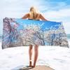 Spring Flower Printing Series Seaside Vacation Beach Towel Swimming Bath Towel Sports Towel