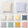 Fashion Classic Square Pillow Vertical Bar, Geometric Pattern. Car, Living Room Sofa, Cushion Cover, Pillow Case