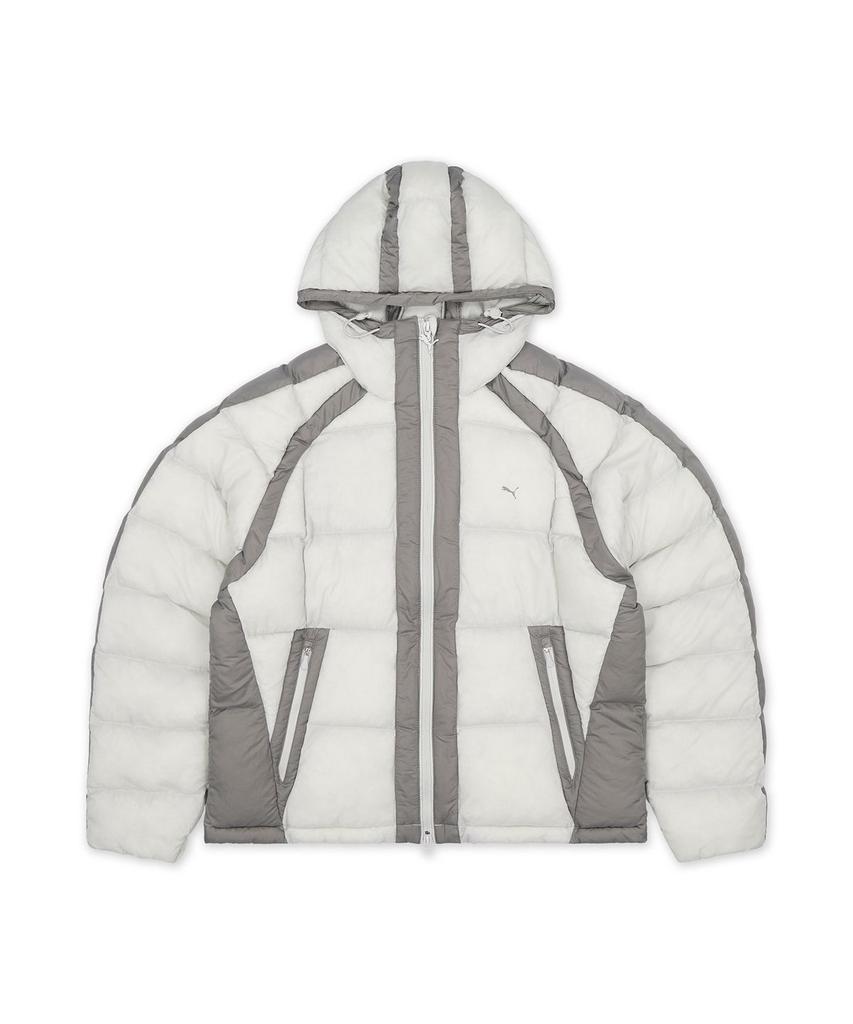 PUMA [PUMA X Musinsa] T7 Lightweight Sheer Padded Jacket - Cool Light Grey / 640540-09