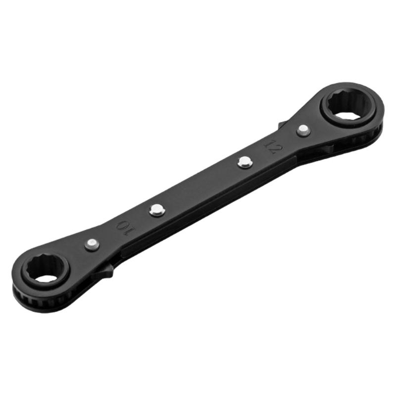 Набор трещоточных ключей Двусторонняя головка Двунаправленный 6-21 мм Устойчивый к ржавчине Инструмент с электролитическим покрытием Подходит для ремонта автомобилей