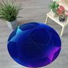 [ Product] Round Rug with Football Pattern, Non-Slip Chair Cushion, Suitable for Bedroom, Living Room, Office, Game Room