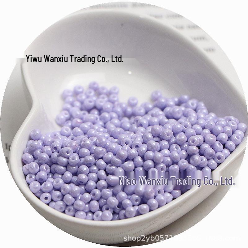 Стеклянные бусины-бисер однотонные 3 мм для изготовления украшений ручной работы и DIY-поделок