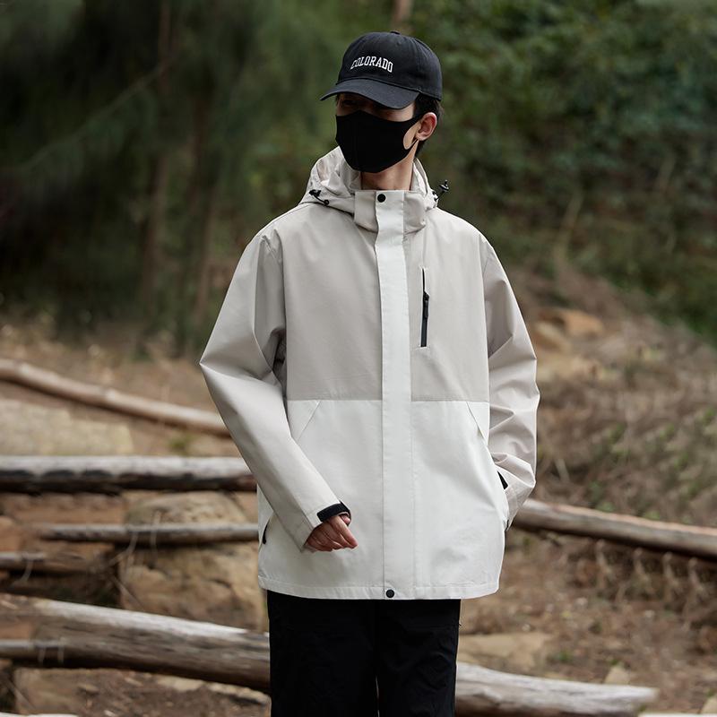 Куртки мужские осенние новые горные куртки мужские и женские в одном стиле разноцветные ветрозащитные куртки для альпинизма парные куртки модный бренд