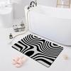 Впитывающий нескользящий коврик Дверной коврик Ванная комната Туалет Пол Душевая комната Коврик для ванной Современный кухонный коврик