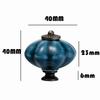 Pumpkin Shape Cabinet Door Knobs Floral Pattern Ceramic Cabinet Knobs  Cupboard Door