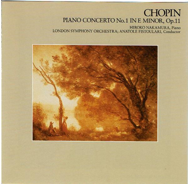 CD CHOPIN - Piano Concerto No.1 In E Minor, Op. FDCA353 CBS/Sony 1985 Japan Classical Used