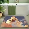 Primal Groudon Legendary Pokemon Volcanic Scene Print Soft Non-Slip Absorbent Home Floor Rug Doormat