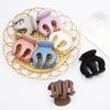 1Pc Fashion Acrylic Hair Claw For Women Ladies Girls Makeup Hair Barrettes Hair Accessories Crab Bath Clip Headwear