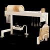 Multi-functional Carbon Steel Over-Sink Dish Drying Rack
