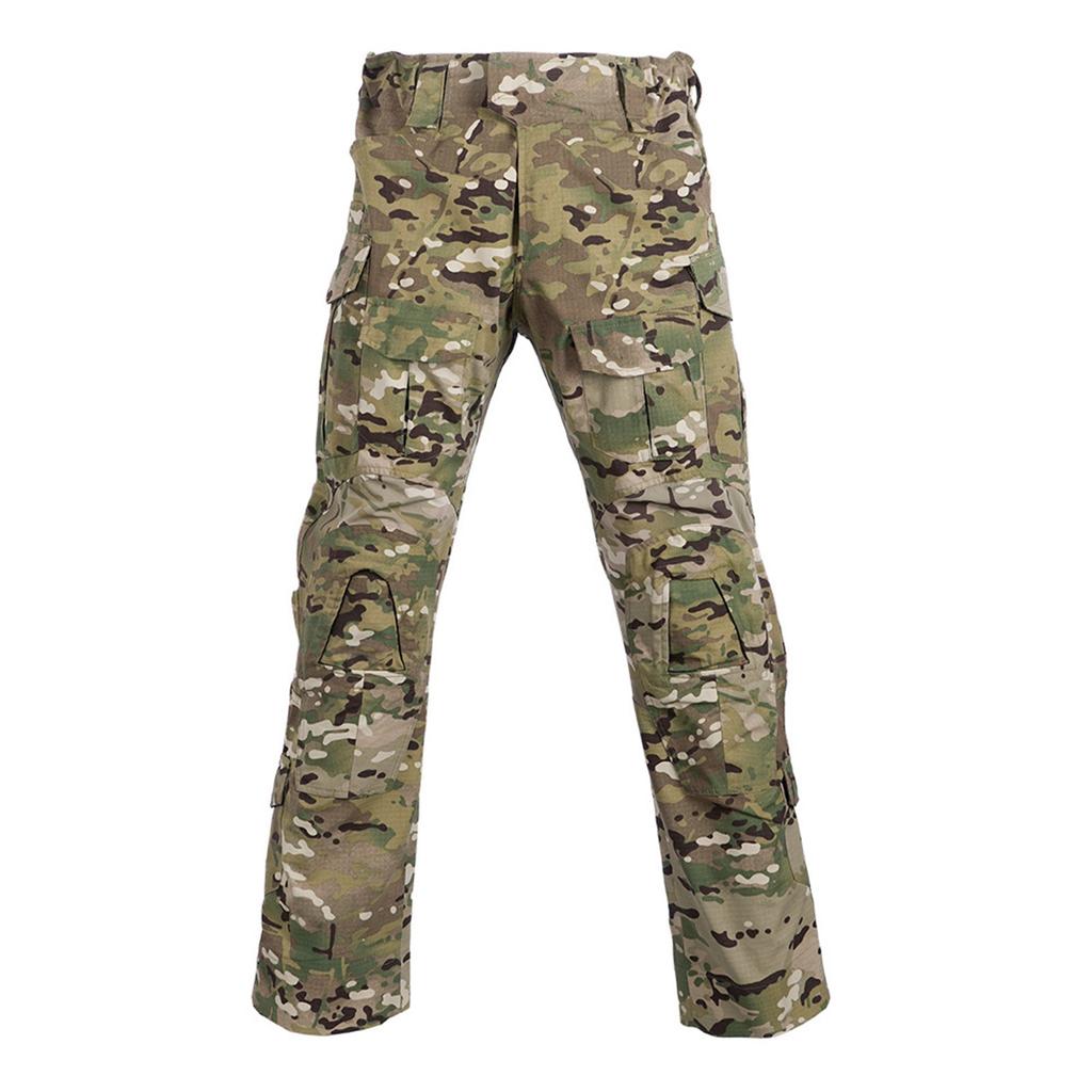 Outdoor Typo Pants Thin Breathable Men's Camouflage Pants Slim-fitting Trousers Military Fans Training Multi-bag Work Pants