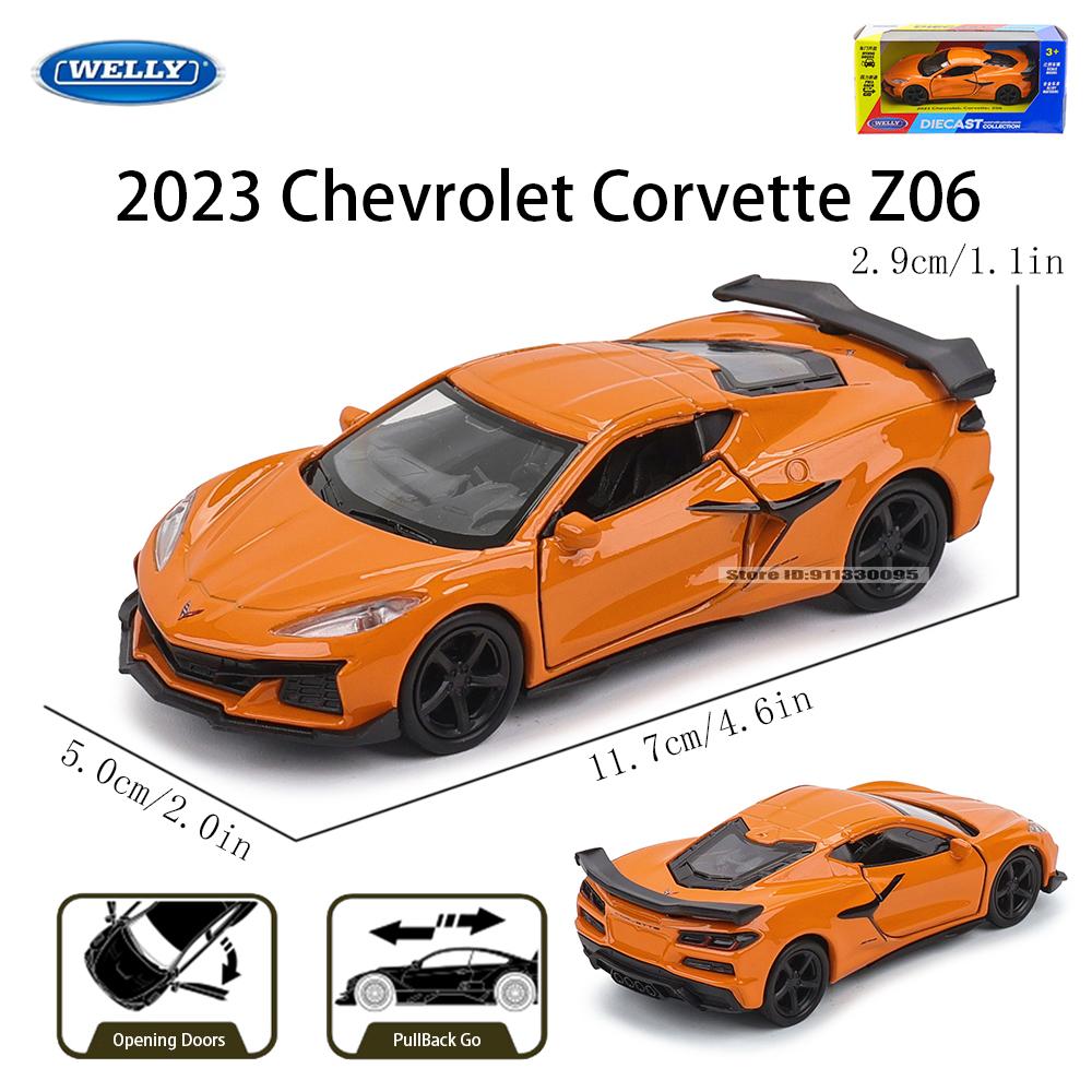 WELLY 5-дюймовая модель автомобиля Porsche 911 GT3 RS Mercedes-AMG Nissan Chevrolet Volkswagen из сплава игрушка статическая литая коллекция автомобилей