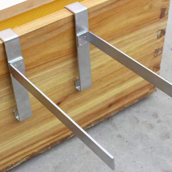 1 Pair Beehive Inspection Bracket Beehive Frame Holder Stainless Steel Beehive Frame Bee Box Stand Beekeeping Support Bracket
