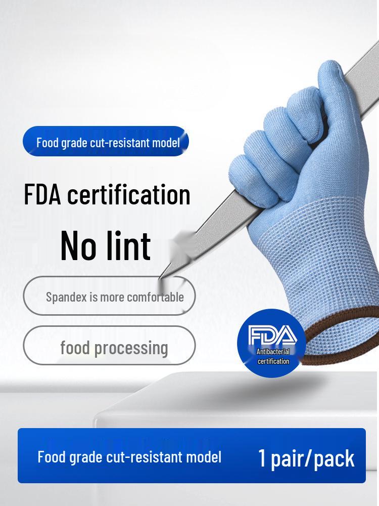 Перчатки 9 уровня защиты от порезов: Режущий, Прокалывающий, Износостойкий; Дышащая Нескользящая Защита для Работы, Чистки Рыбы, Пляжного Поиска и Кухонного Использования.