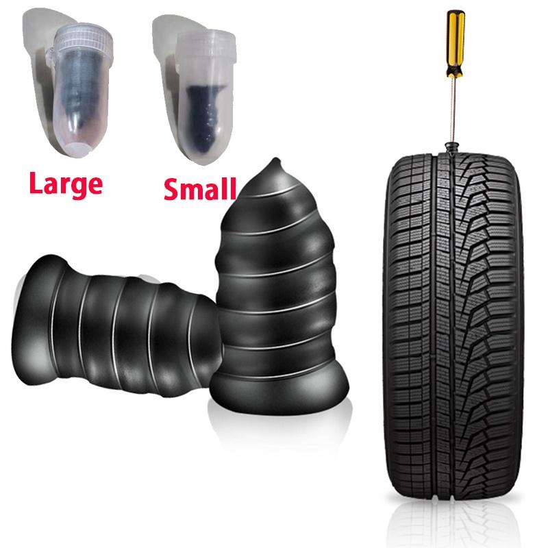 20 шт. универсальный вакуумный набор для ремонта шин для автомобиля, мотоцикла, скутера, резиновые бескамерные шины, ремонтный комплект, без клея, ремонт шин, гвозди