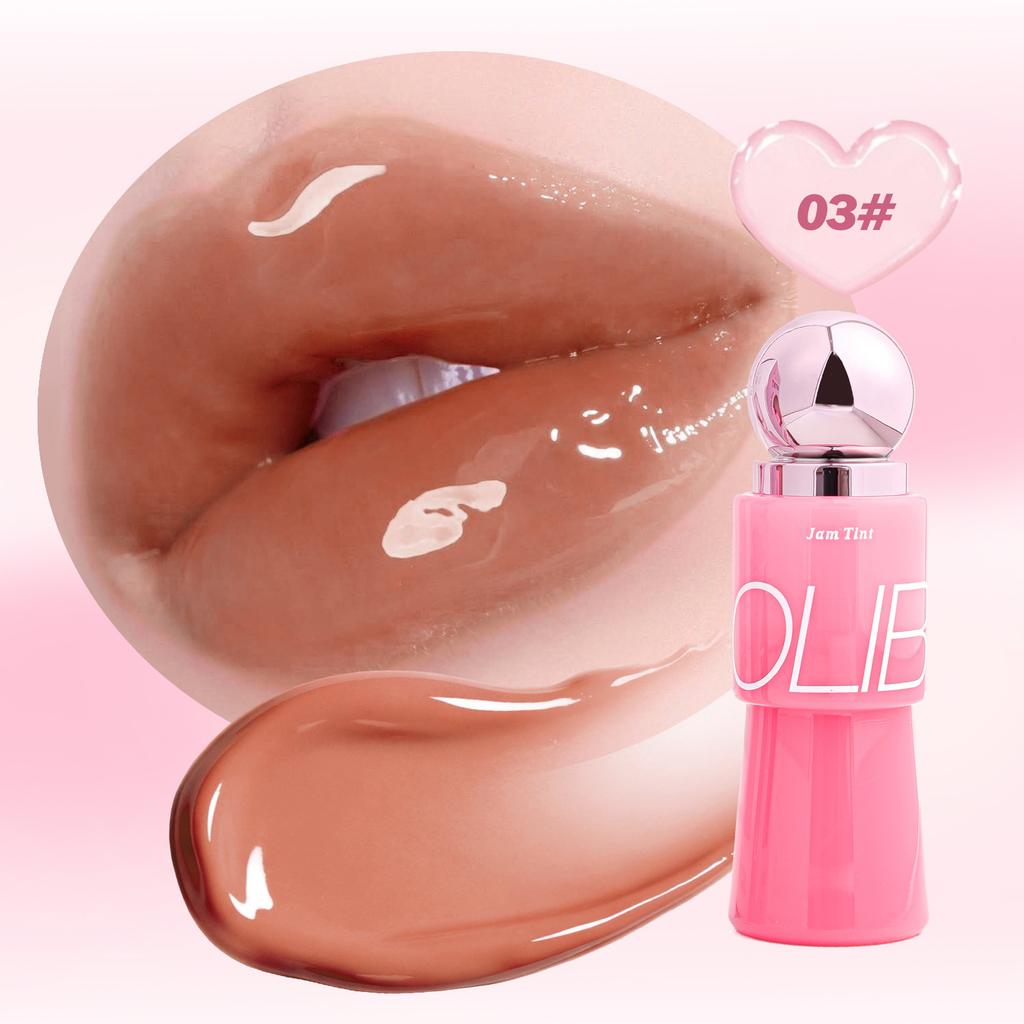 Jam Lip Glaze Mirror Hydrating Plumping Glossy Lip Color