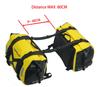 WILD HEART Waterproof Motorcycle 50 L Tank Motor Side One Yellow Saddlebag, Bag, Bag, Size,