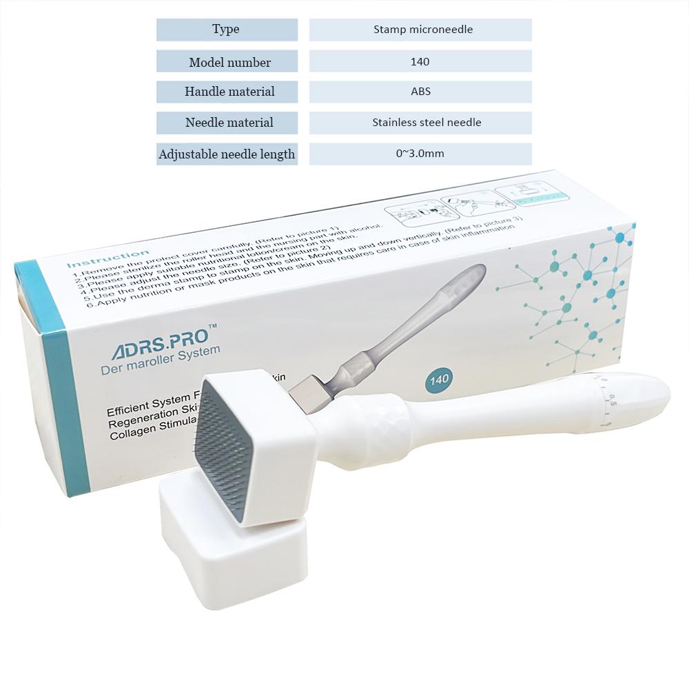 149 микроигольный ролик-печать регулируемый для удаления шрамов на лице/теле белый стерильный дизайн Салонное и домашнее использование