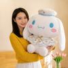 Новая 58см Плюшевая кукла Sanrio Киннаморолл Аниме Мультфильм Фанаты Дети Взрослые Подарок на День Рождения Белая Подушка Декор Комнаты Высокое Качество