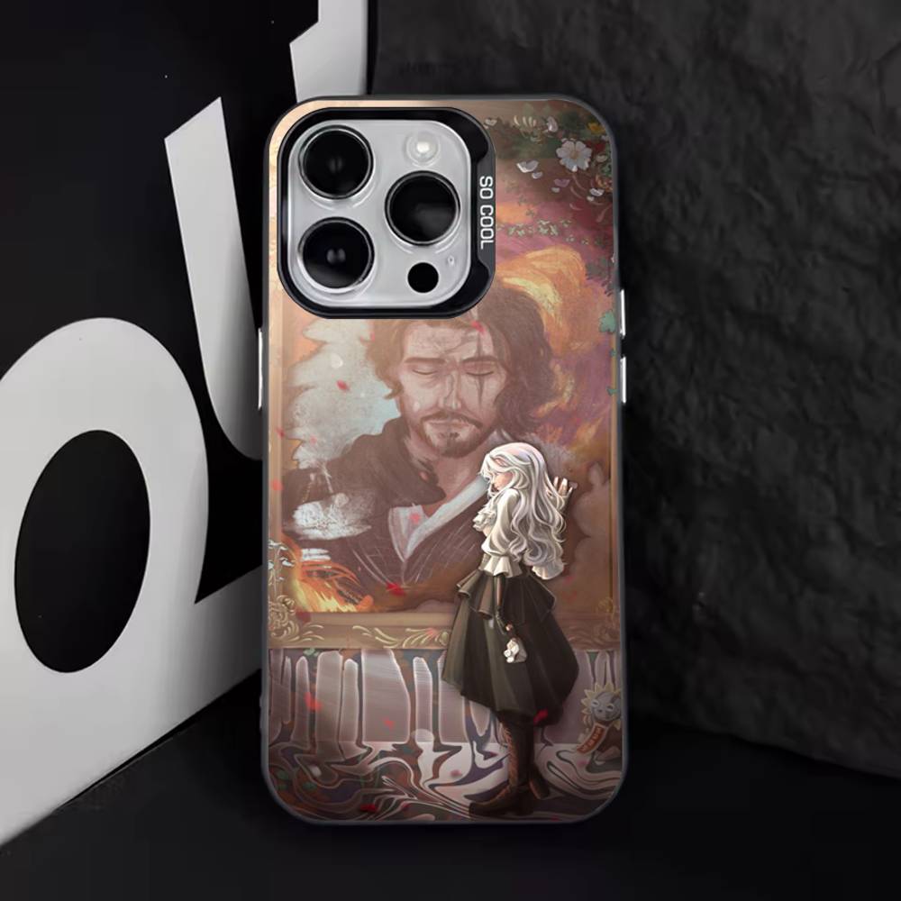 Чехол для телефона C-Clair Obscur Expedition 33 Для iPhone 16,15,14,13,12,11,8,7,Pro,Max,Plus,Mini,XS,SE Противоударный Черный Матовый Жесткий