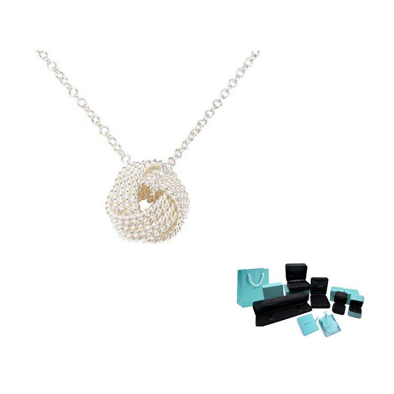 TIFFANY & CO. Twist Series 925 Sterling Silver Necklaces Women's Silver 29849498