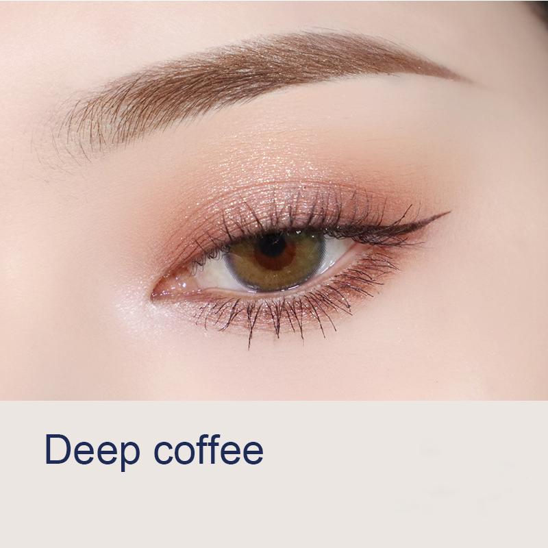 Маленький золотой карандаш для бровей с двойной головкой, водостойкий, устойчивый к поту, прочный, не красится, не снимает макияж, натуральный туман для бровей