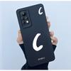 For Infinix Note 11s X698 Case infinix Note 11 Pro X697 Casing Shockproof Lucky Initial Letters Silicone Soft Matte Bumper Cover