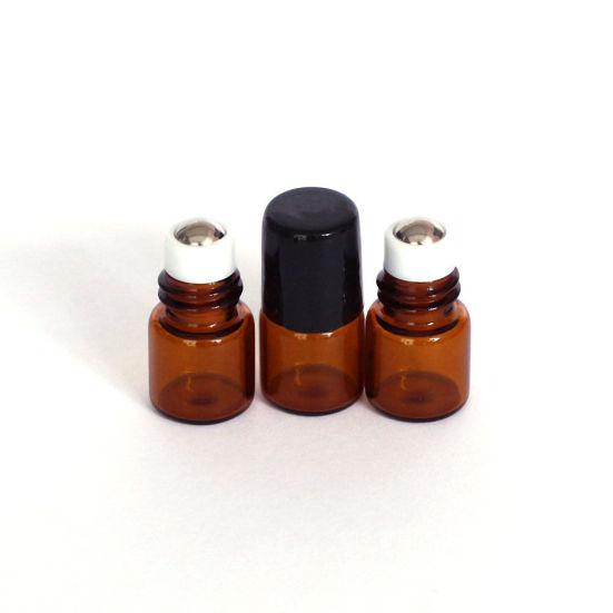 Mini Portable Ring Glass Brown 1.5 Cm 10 Pcs