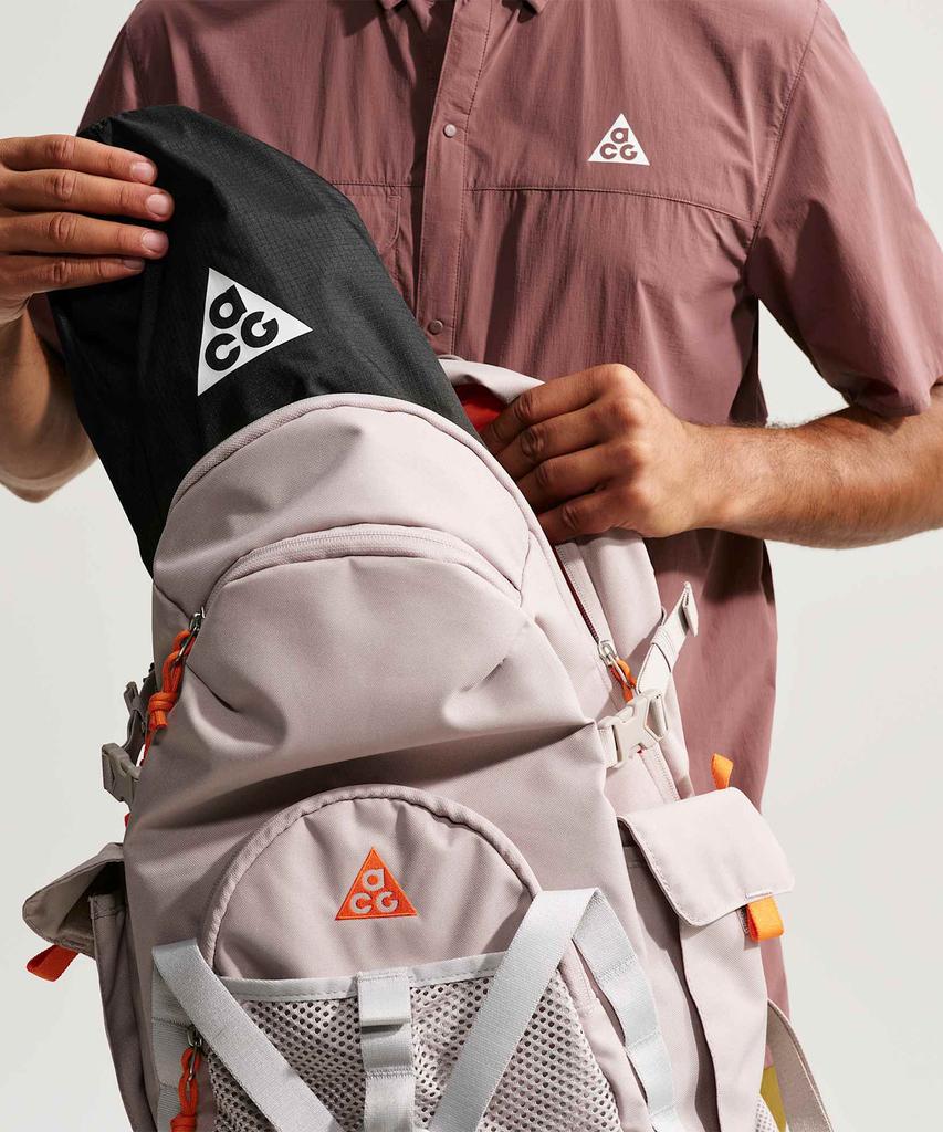 Nike Мешок-упаковка ACG 3 шт. (8L) - черный:Безопасность Оранжевый:Summit White / Im5022-010