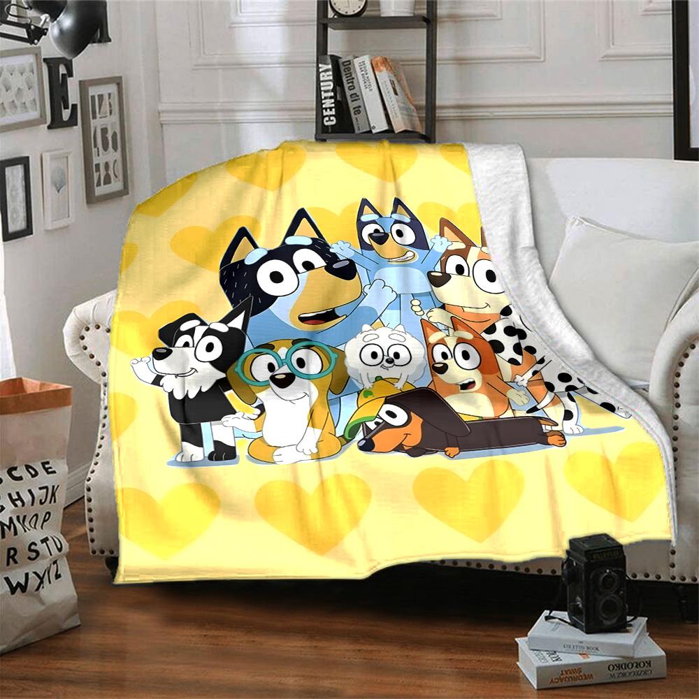 1pc B-Blucy Blanket, Gift, for Men and Women, Soft Blanket, Good for Sofa Bed Couch Travel, Lightweight Flannel Blanket