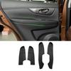 Soft Leather Door Armrest Cover For Nissan X-Trail Rogue 2014 2015 2016 2017 2018 Car 4pcs Door Armrest Panel Cover Skin Trim