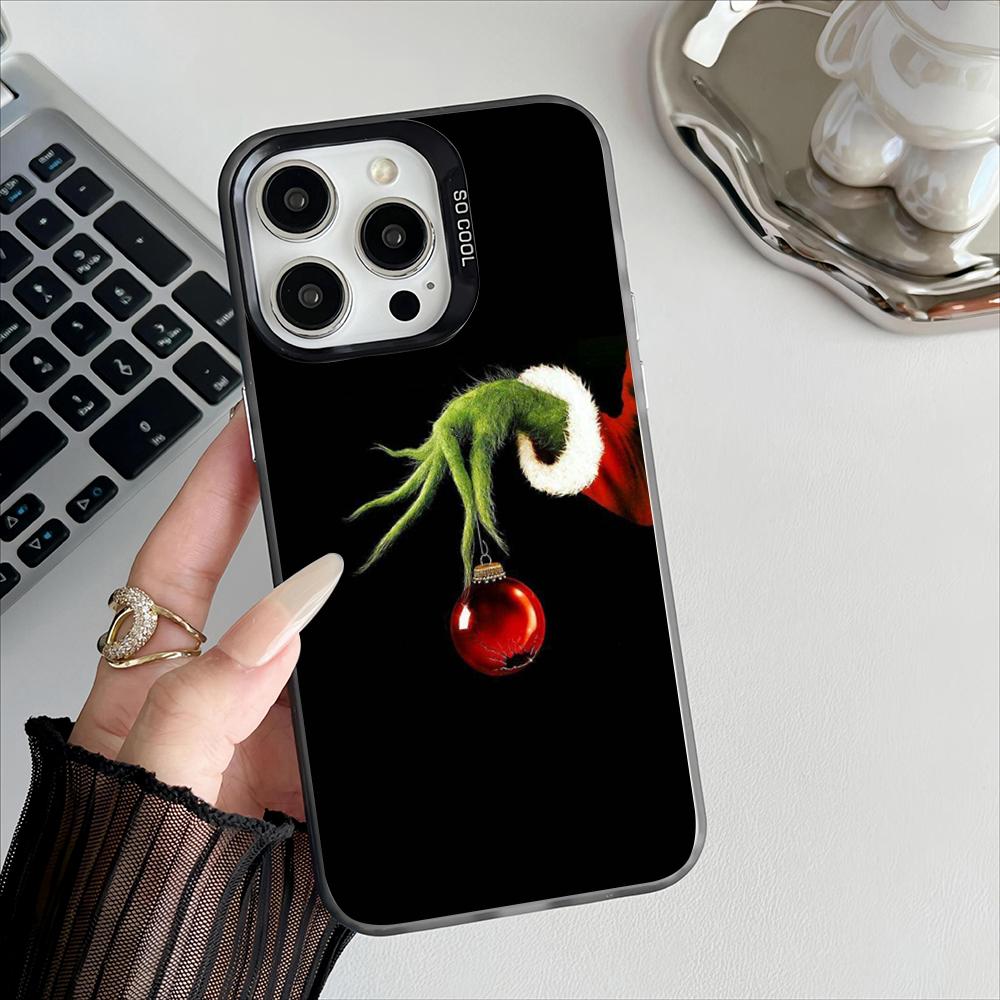 Чехол для телефона 'Как Гринч украл Рождество' для Apple 11 12 13 14 15 16 Pro Max Plus Защитный Покрытый Чехол для Телефона