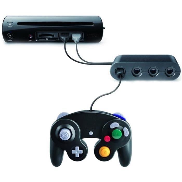 Адаптер контроллера GameCube - Nintendo - Wii U - 4 контроллера - Встроенная вибрация - USB