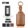 Чехол для автомобильного ключа для Mitsubishi Pajero Outlander, кожаный чехол ручной работы