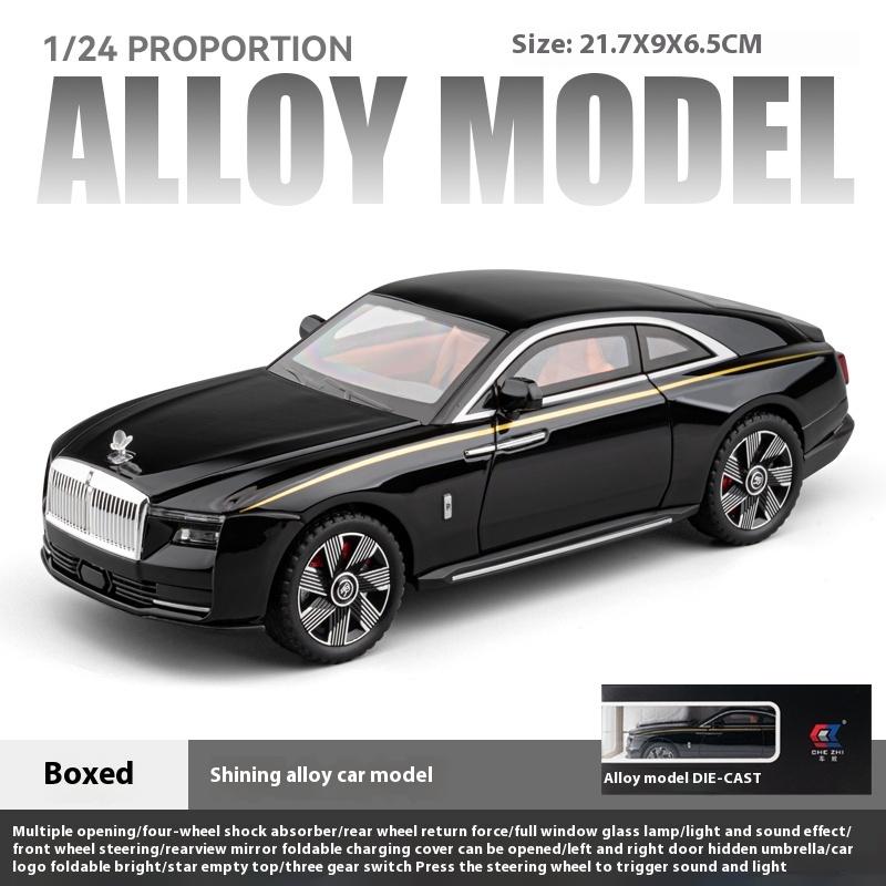 1:24 литых модели автомобилей Rolls Royce Spectre со звуком и светом Коллекционные подарки Рождественский подарок для парня Подарки на день рождения